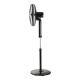 06-21122 ESTIA ΑΝΕΜΙΣΤΗΡΑΣ ΣΤΑΝΤ ΕΠΙΔΑΠΕΔΙΟΣ BOW 40cm 60w ΜΑΥΡΟΣ ΜΕ ΤΗΛΕΧΕΙΡΙΣΤΗΡΙΟ