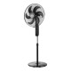 06-21153 ESTIA ΑΝΕΜΙΣΤΗΡΑΣ ΣΤΑΝΤ ΕΠΙΔΑΠΕΔΙΟΣ BOW 45cm 75w ΜΑΥΡΟΣ ΜΕ ΤΗΛΕΧΕΙΡΙΣΤΗΡΙΟ