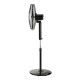 06-21153 ESTIA ΑΝΕΜΙΣΤΗΡΑΣ ΣΤΑΝΤ ΕΠΙΔΑΠΕΔΙΟΣ BOW 45cm 75w ΜΑΥΡΟΣ ΜΕ ΤΗΛΕΧΕΙΡΙΣΤΗΡΙΟ