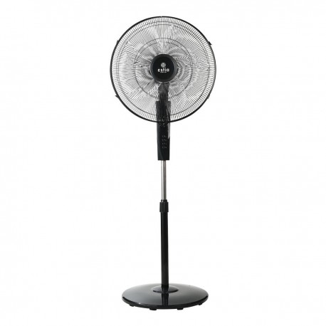 06-21139 ESTIA ΑΝΕΜΙΣΤΗΡΑΣ ΣΤΑΝΤ ΕΠΙΔΑΠΕΔΙΟΣ CLEAR 45cm 60w ΜΑΥΡΟΣ ΜΕ ΧΡΟΝΟΔΙΑΚΟΠΤΗ