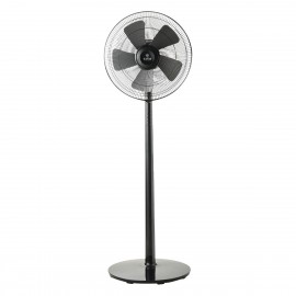 06-21092 ESTIA ΑΝΕΜΙΣΤΗΡΑΣ ΣΤΑΝΤ ΕΠΙΔΑΠΕΔΙΟΣ LEVANTO 40cm 55w ΜΑΥΡΟΣ