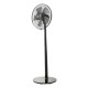 06-21092 ESTIA ΑΝΕΜΙΣΤΗΡΑΣ ΣΤΑΝΤ ΕΠΙΔΑΠΕΔΙΟΣ LEVANTO 40cm 55w ΜΑΥΡΟΣ