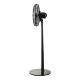 06-21108 ESTIA ΑΝΕΜΙΣΤΗΡΑΣ ΣΤΑΝΤ ΕΠΙΔΑΠΕΔΙΟΣ LEVANTO 40cm 55w ΜΑΥΡΟΣ ΜΕ ΤΗΛΕΧΕΙΡΙΣΤΗΡΙΟ