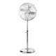 06-21535 ESTIA ΑΝΕΜΙΣΤΗΡΑΣ ΣΤΑΝΤ ΕΠΙΔΑΠΕΔΙΟΣ RETROFLOW 40cm 50w ΜΕΤΑΛΛΙΚΟΣ ΑΣΗΜΙ