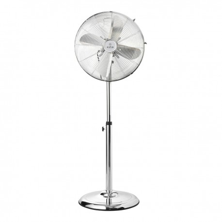 06-21535 ESTIA ΑΝΕΜΙΣΤΗΡΑΣ ΣΤΑΝΤ ΕΠΙΔΑΠΕΔΙΟΣ RETROFLOW 40cm 50w ΜΕΤΑΛΛΙΚΟΣ ΑΣΗΜΙ