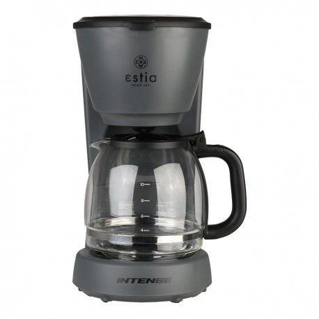 06-24642 ESTIA ΚΑΦΕΤΙΕΡΑ ΦΙΛΤΡΟΥ INTENSE MISTY ΠΛΑΣΤΙΚΗ 1000w ΜΕ ΓΥΑΛΙΝΗ ΚΑΝΑΤΑ 1.25lt ΜΑΤ
