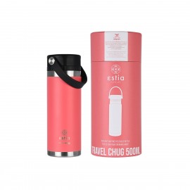 01-17729 ESTIA ΘΕΡΜΟΣ TRAVEL CHUG SAVE THE AEGEAN 500ml FUSION CORAL