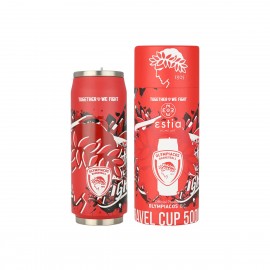 00-27100 ESTIA ΘΕΡΜΟΣ TRAVEL CUP OLYMPIACOS BC EDITION TOGETHER WE FIGHT 500ml