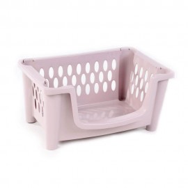 HOMEPLAST  Carina Καλάθι Αποθήκευσης Πλαστικό Ρόζ 48.5x34x25cm