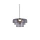 4068-Smoky Inlight Κρεμαστό Φωτιστικό LED 12W 3CCT απο φιμέ γυαλί D:42x23cm (4068-Smoky)