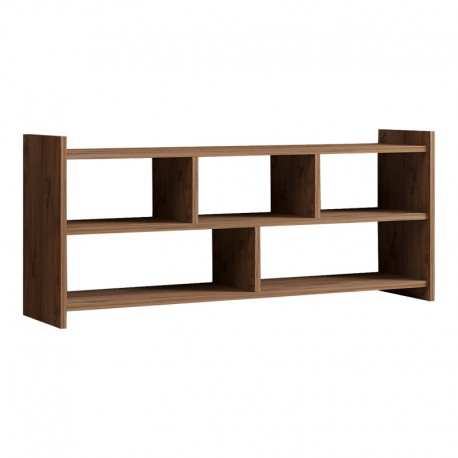 120-000552 Έπιπλο τηλεόρασης Kapri pakoworld σε sonoma απόχρωση 120x28x55εκ