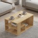 120-000510 Τραπέζι σαλονιού Sobu pakoworld σε oak απόχρωση 80x50x40εκ