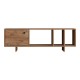 120-000540 Έπιπλο τηλεόρασης Mueble pakoworld σε sonoma απόχρωση 140x29x45εκ