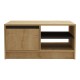 120-000512 Τραπέζι σαλονιού Narli pakoworld σε oak απόχρωση 90x60x45εκ