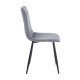 11-1621 EVA GREY VELVET ΥΦΑΣΜΑ ΚΑΡΕΚΛΑ ΜΕΤΑΛΛΙΚΗ