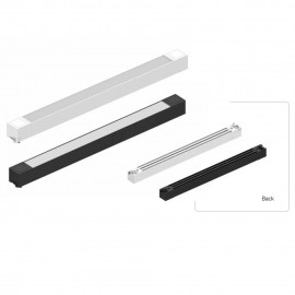 T02701-WH InLight Γραμμικό φωτιστικό LED 35W 3000K για μονοφασική ράγα σε λευκή απόχρωση D:47,5cmX3,3cm (T02701-WH)