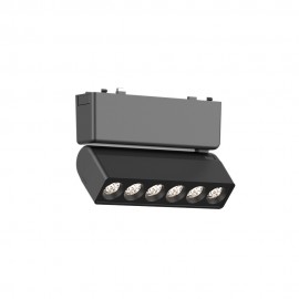 T03301-BL InLight Φωτιστικό LED 6W 3000K για Ultra-Thin μαγνητική ράγα σε μαύρη απόχρωση D:12,2cmX8cm (T03301-BL)