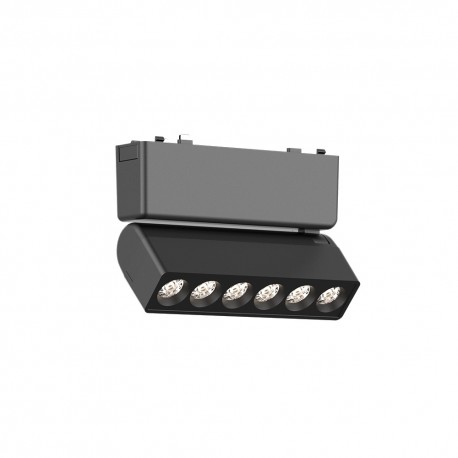 T03301-BL InLight Φωτιστικό LED 6W 3000K για Ultra-Thin μαγνητική ράγα σε μαύρη απόχρωση D:12,2cmX8cm (T03301-BL)