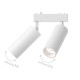 T03801-WH InLight Φωτιστικό LED 2x9W 3000K για Ultra-Thin μαγνητική ράγα σε λευκή απόχρωση D:16cmX4,4cm (T03801-WH)