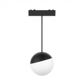 T04301-BL InLight Φωτιστικό LED 6W 3000K για Ultra-Thin μαγνητική ράγα σε μαύρη απόχρωση D:10cm (T04301-BL)