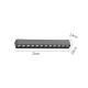 T04605-WH InLight Φωτιστικό LED 12W 3CCT για Ultra-Thin μαγνητική ράγα σε λευκή απόχρωση (by tuya and zigbee) D:23cmX2,4cm (T046