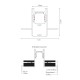 TR0010-BL InLight Χωνευτή μαγνητική ράγα σε μαύρη απόχρωση D:2m (TR0010-BL)