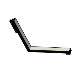 TM0150-Black Inlight Γραμμικό φωτιστικό γωνία LED 24W 3CCT για μαγνητική ράγα σε μαύρη απόχρωση D:30cmX22X25cm (TM0150-Black)