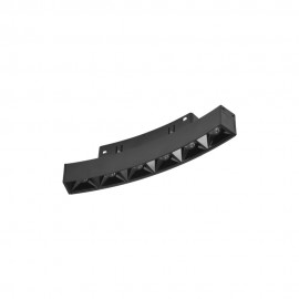 TMC0031-Black Inlight Γραμμικό φωτιστικό LED 6W 3CCT για Curved μαγνητική ράγα σε μαύρη απόχρωση D:19x2,2x2,5cm (TMC0031-Black)