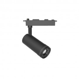 T3-06400-Black InLight Σποτ τριφασικής ράγας LED 30W 3CCT με επιλογή εναλλαγής μοιρών σε μαύρη απόχρωση D:6.8cmX15,7cm ( T3-0640