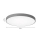 42035-D-Gray InLight Πλαφονιέρα οροφής LED 24W 3CCT (by switch on base) από γκρι μέταλλο και ακρυλικό D:30cm (42035-D-Gray)