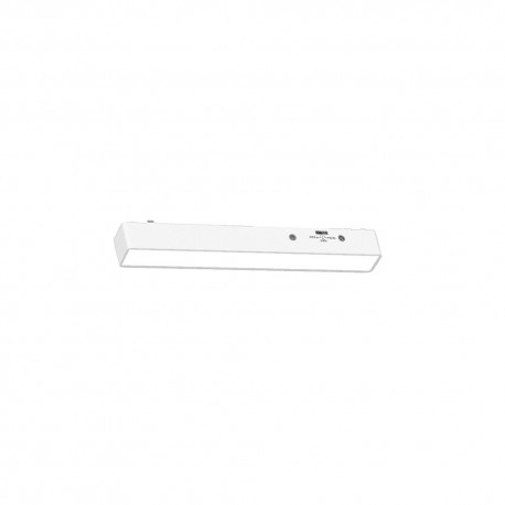TMU0040-White Inlight Γραμμικό φωτιστικό LED 7W 3CCT για Ultra Thin ράγα σε λευκή απόχρωση D:23X2,6X2,4cm (TMU0040-White)