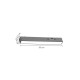 TMU0040-White Inlight Γραμμικό φωτιστικό LED 7W 3CCT για Ultra Thin ράγα σε λευκή απόχρωση D:23X2,6X2,4cm (TMU0040-White)