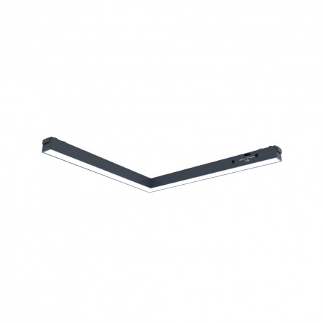 TMU0180-Black Inlight Γραμμικό φωτιστικό LED 24W 3CCT για ultra thin ράγα σε μαύρη απόχρωση D:30X2,6X2,4cm (TMU0180-Black)