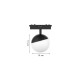 TMU0150-Black Inlight Φωτιστικό LED 6W 3CCT για Ultra-Thin μαγνητική ράγα σε μαύρη απόχρωση D:10X10cm (TMU0150-Black)