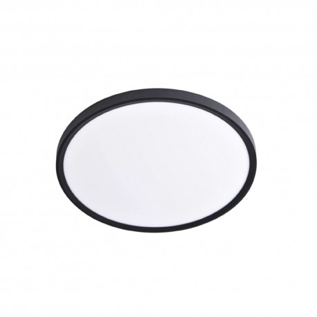 42036-B-Black Inlight Πλαφονιέρα οροφής LED 40W 3CCT (by switch on base) σε μαύρη απόχρωση D:50x2,5cm (42036-B-Black)