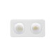 X00270W Inlight Downlight Mounted σποτ 2*8W 3CCT σε λευκή απόχρωση (X00270W)