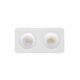 X00270W Inlight Downlight Mounted σποτ 2*8W 3CCT σε λευκή απόχρωση (X00270W)