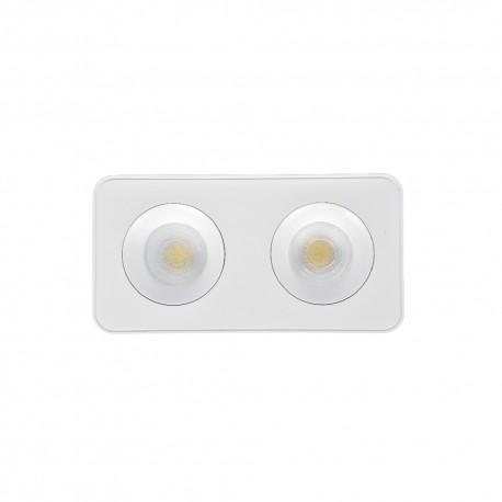 X00270W Inlight Downlight Mounted σποτ 2*8W 3CCT σε λευκή απόχρωση (X00270W)