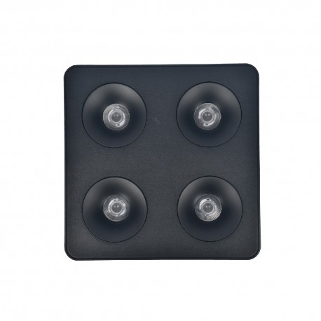 X00290B Inlight Downlight Mounted σποτ 4*8W 3CCT σε μαύρη απόχρωση (X00290B)