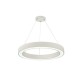 6073-60-WH InLight Κρεμαστό φωτιστικό LED 68W 3CCT (by switch on base) σε λευκή απόχρωση D:60cm (6073-60-WH)