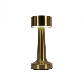 3033-Golden Inlight Επιτραπέζιο επαναφορτιζόμενο φωτιστικό 3CCT σε χρυσή απόχρωση (3033-Golden)