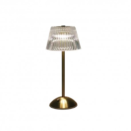 3037-Brass InLight Επιτραπέζιο επαναφορτιζόμενο φωτιστικό 3CCT σε οξυντέ απόχρωση (3037-Brass)