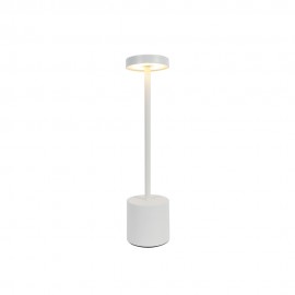 3035-White InLight Επιτραπέζιο επαναφορτιζόμενο φωτιστικό 1W 3000K σε λευκή απόχρωση (3035-White)