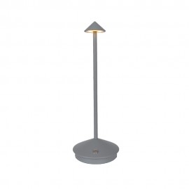 3031-Gray Inlight Επιτραπέζιο επαναφορτιζόμενο φωτιστικό 3CCT σε γκρί απόχρωση (3031-Gray)