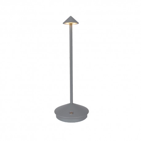 3031-Gray Inlight Επιτραπέζιο επαναφορτιζόμενο φωτιστικό 3CCT σε γκρί απόχρωση (3031-Gray)