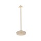 3031-Beige Inlight Επιτραπέζιο επαναφορτιζόμενο φωτιστικό 3CCT σε μπέζ απόχρωση (3031-Beige)