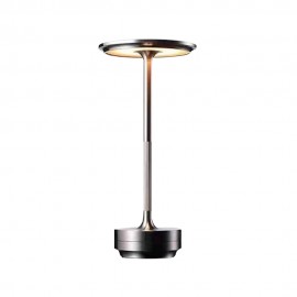 3055-Nickel Satin Inlight Επιτραπέζιο επαναφορτιζόμενο φωτιστικό 3CCT σε νίκελ  απόχρωση (3055-Nickel Satin )