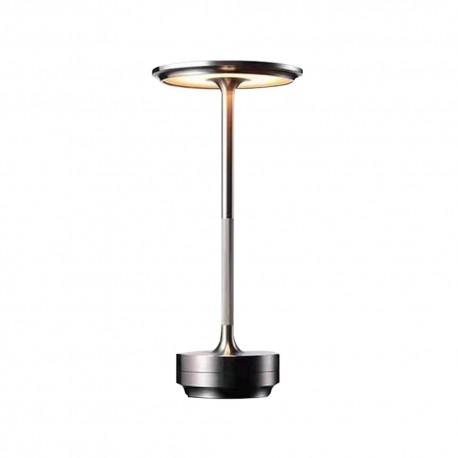 3055-Nickel Satin Inlight Επιτραπέζιο επαναφορτιζόμενο φωτιστικό 3CCT σε νίκελ  απόχρωση (3055-Nickel Satin )
