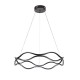 6097-Black Inlight Κρεμαστό φωτιστικό LED 80W 3CCT (by switch on base)  D:60cm (6097-Black)