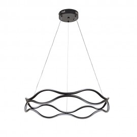 6097-Black Inlight Κρεμαστό φωτιστικό LED 80W 3CCT (by switch on base)  D:60cm (6097-Black)